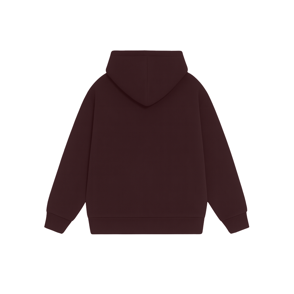 WINE OVERSIZED HOODIE