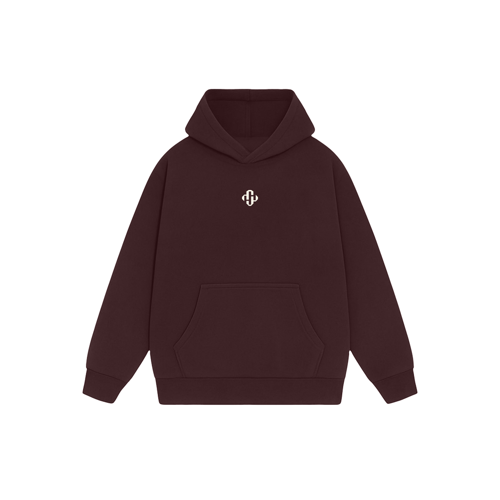 WINE OVERSIZED HOODIE