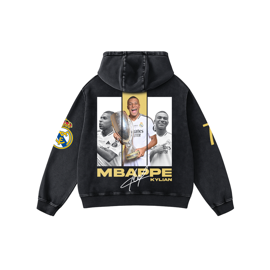 MBAPPÉ GOLDEN ERA ACID WASH HOODIE