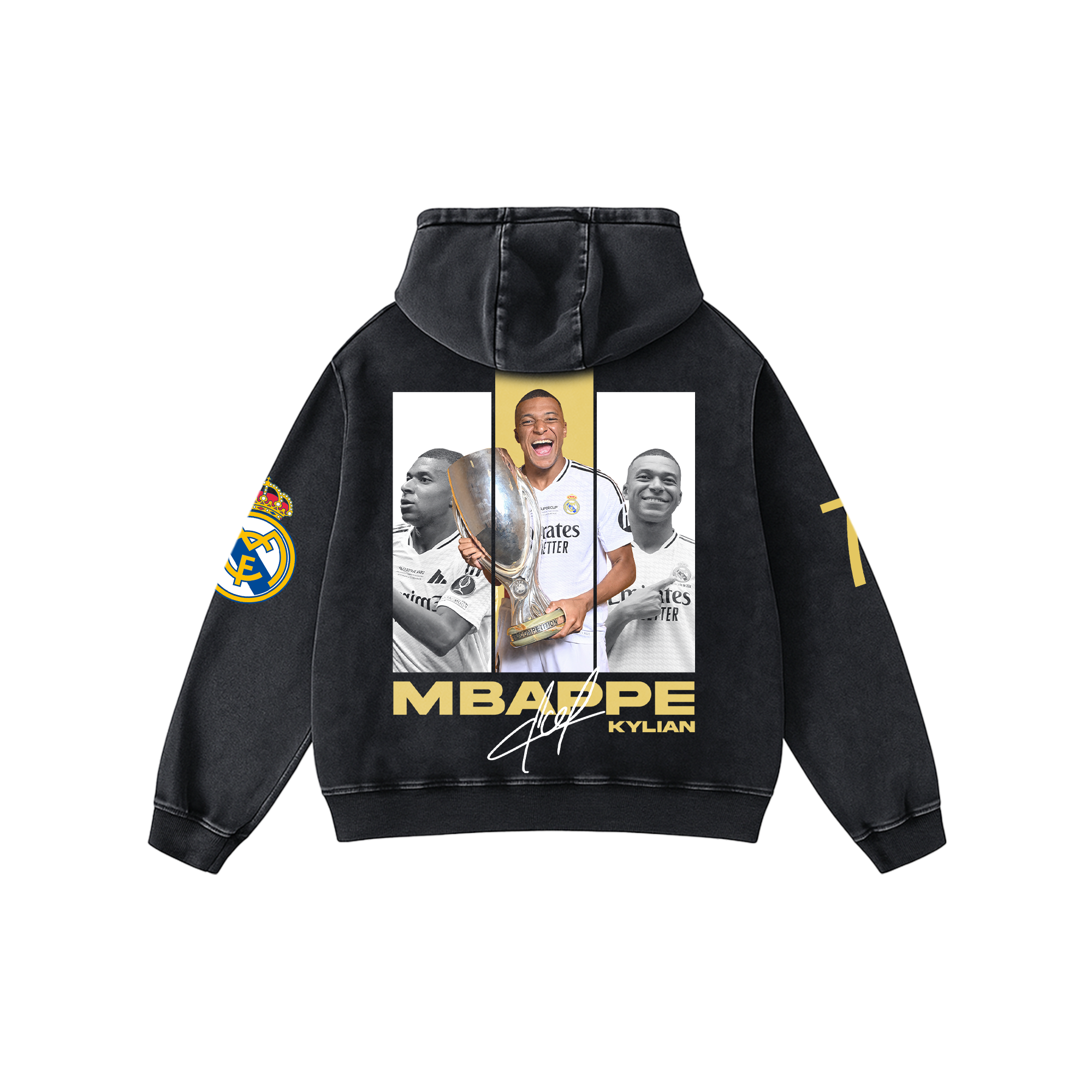 MBAPPÉ GOLDEN ERA ACID WASH HOODIE