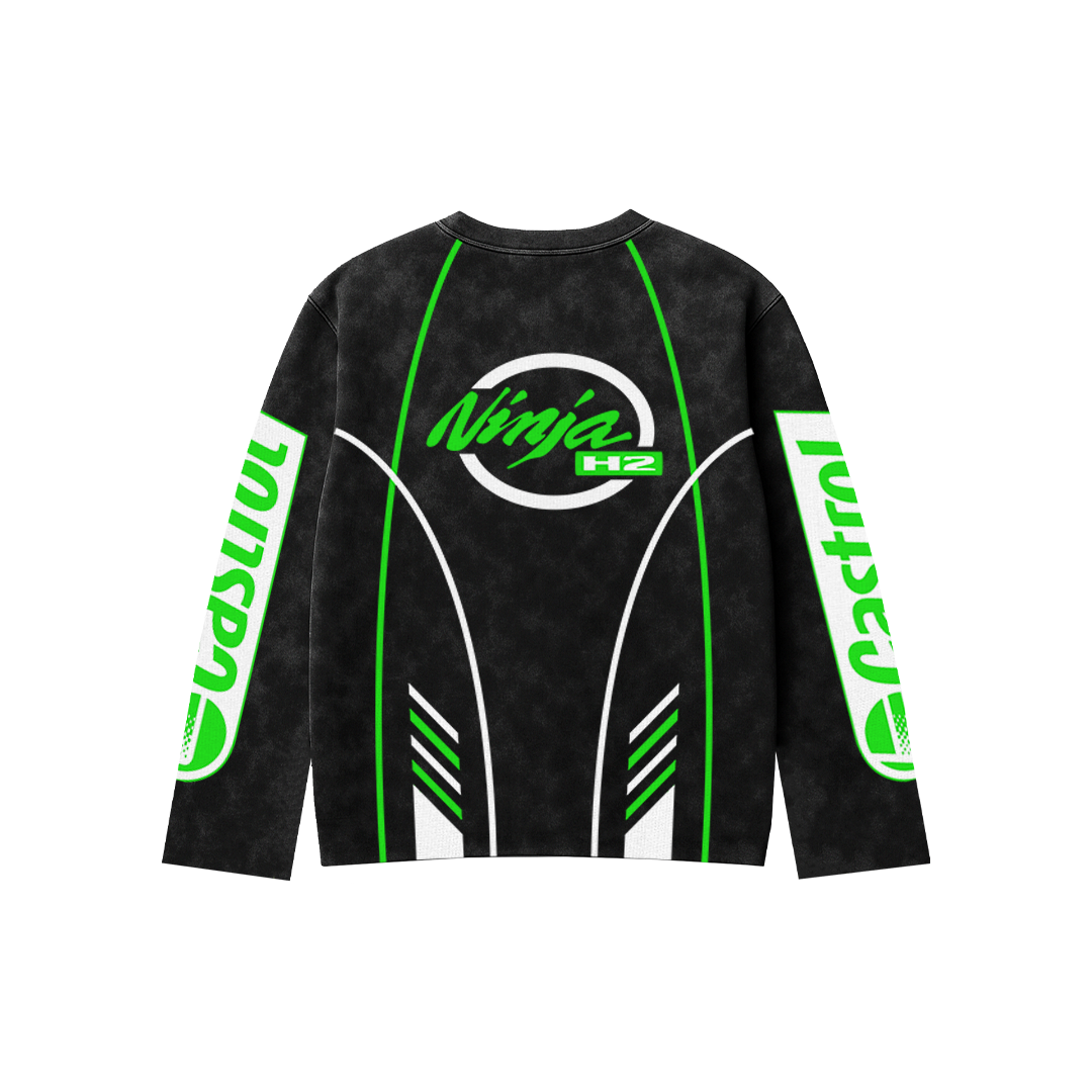 Kawasaki Ninjastrike Oversized Full Sleeve Tee