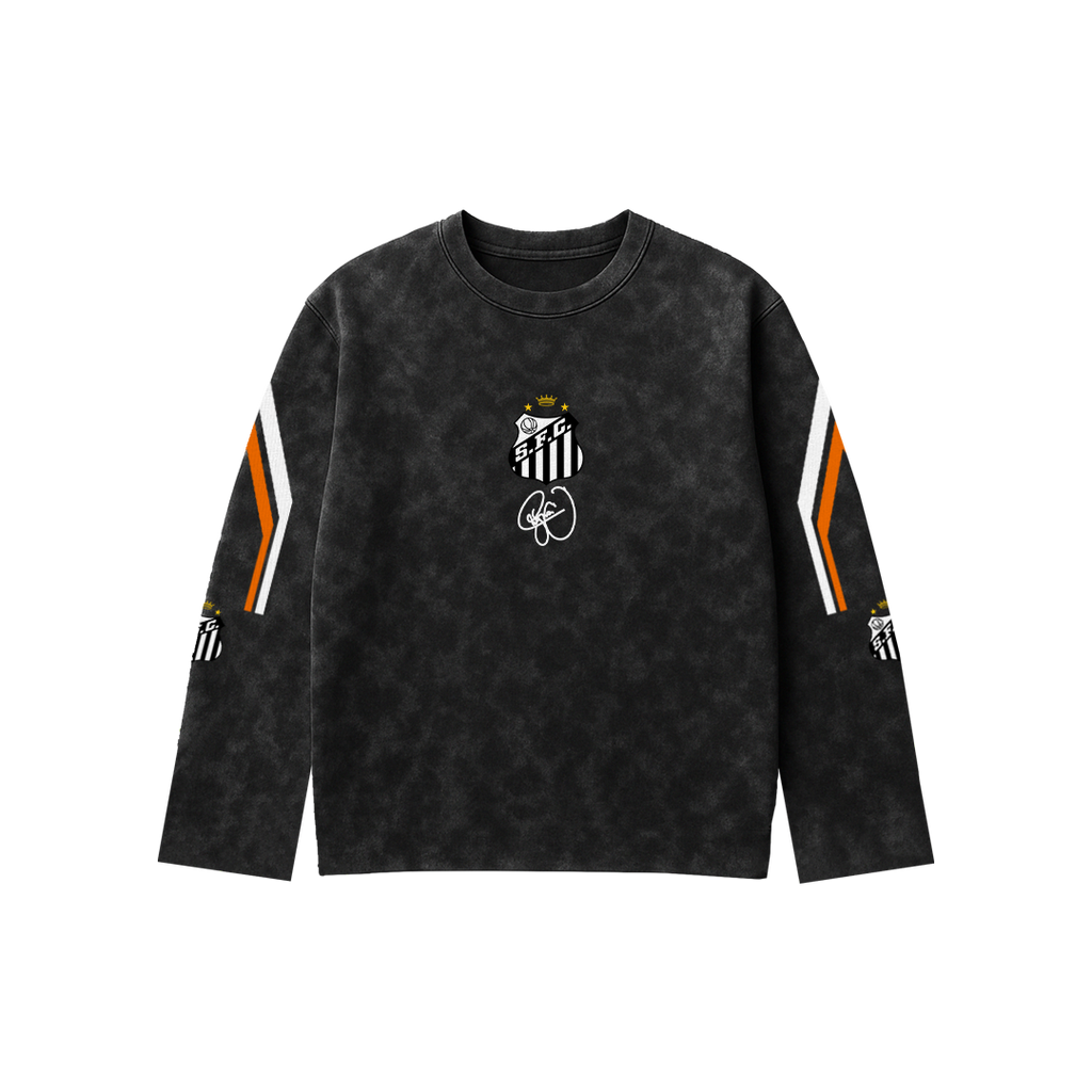 Neymar Acid Wash Full Sleeve Tee