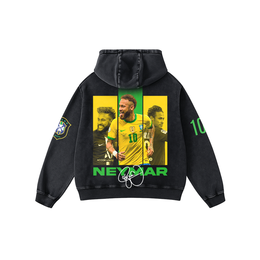 NEYMAR ICONIC ACID WASH HOODIE