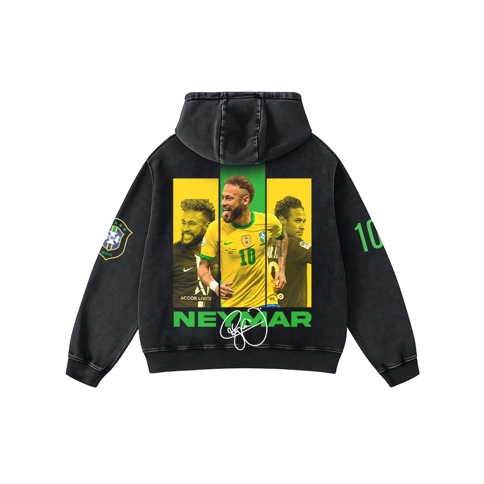 NEYMAR ICONIC ACID WASH HOODIE