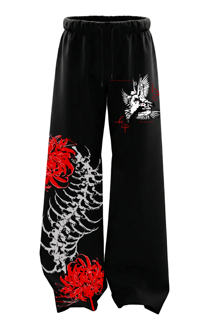 Blood Rose Oversized Sweatpant