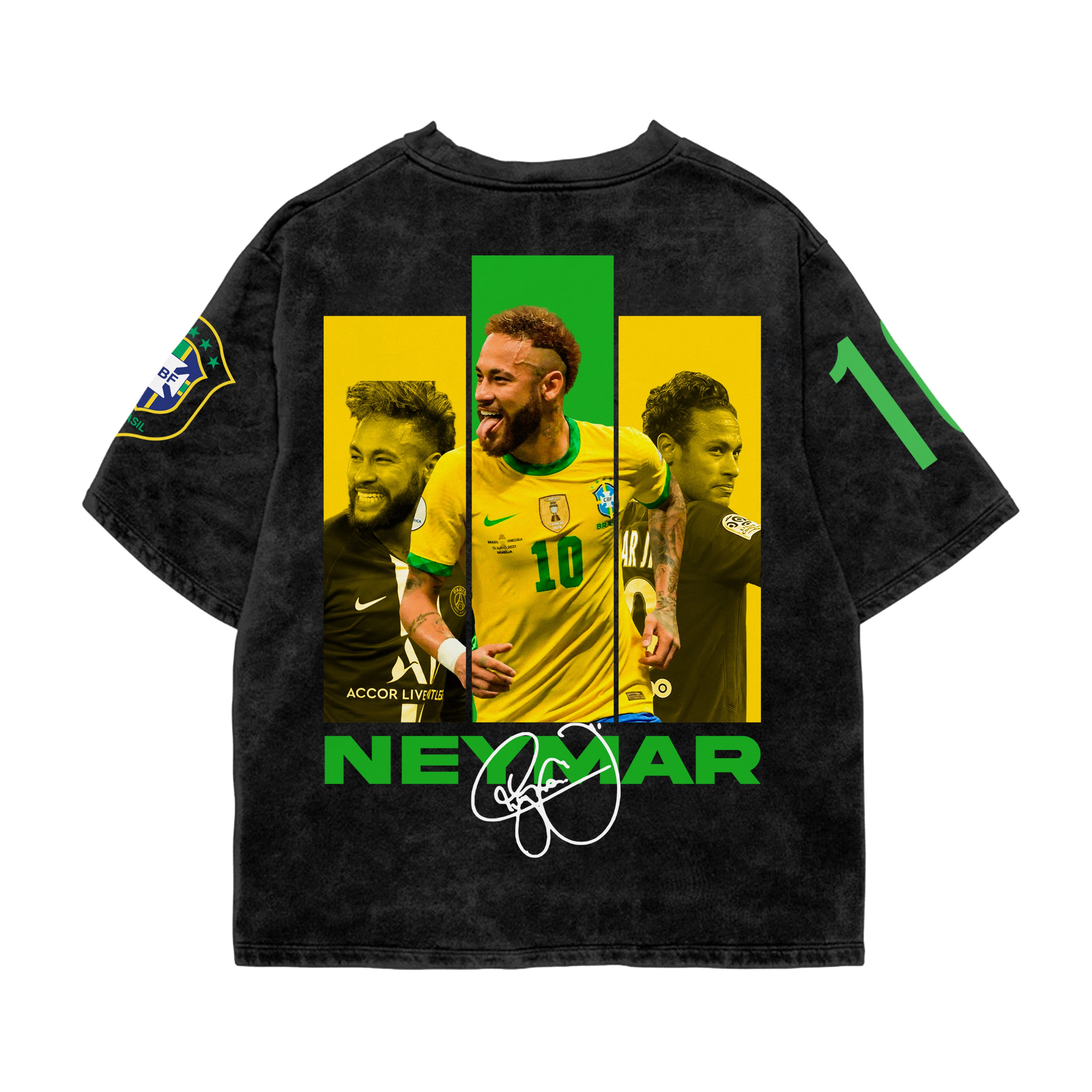 Samba 10 Icon Acid Wash Oversized Tee