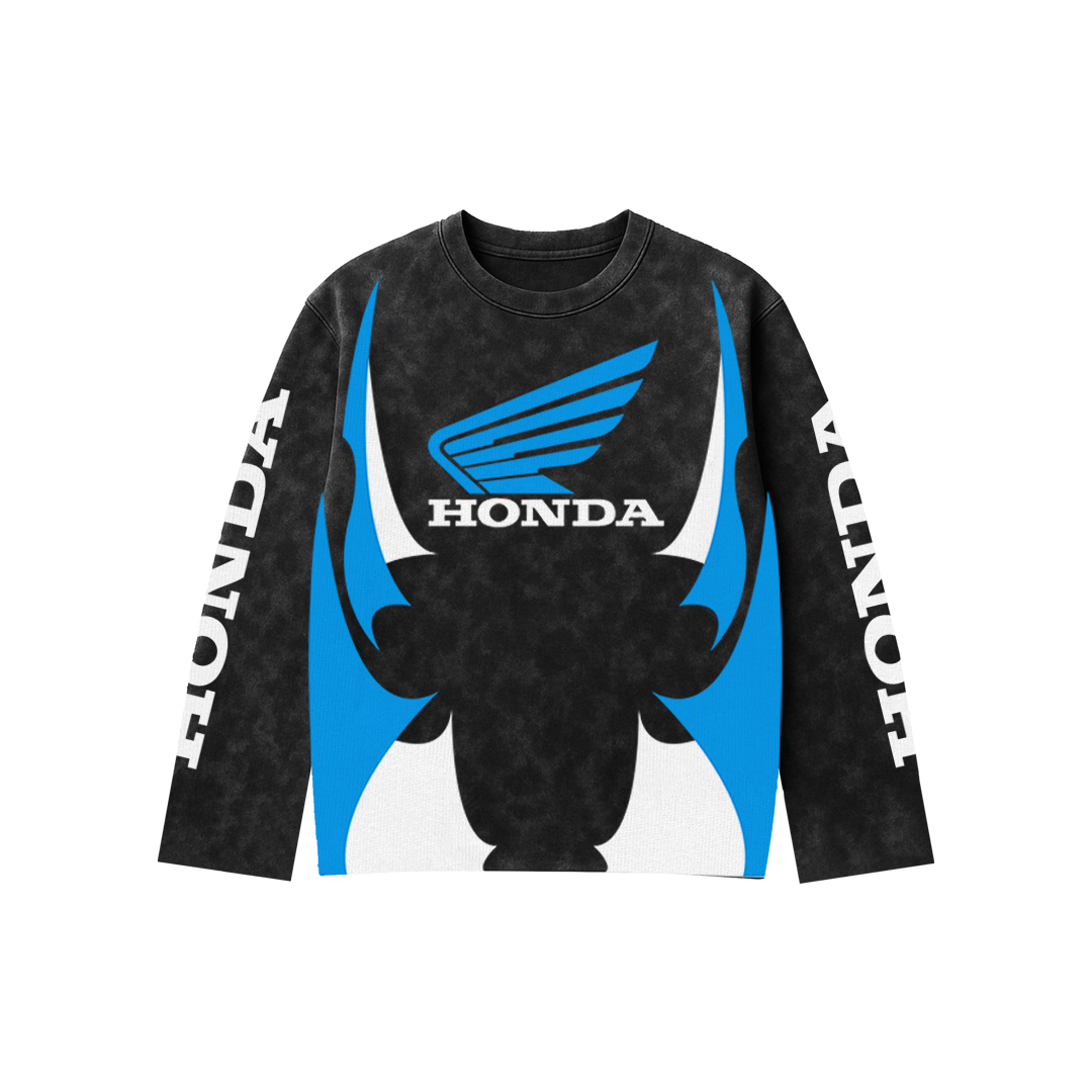 Honda Wingwave Oversized Full Sleeve Tee