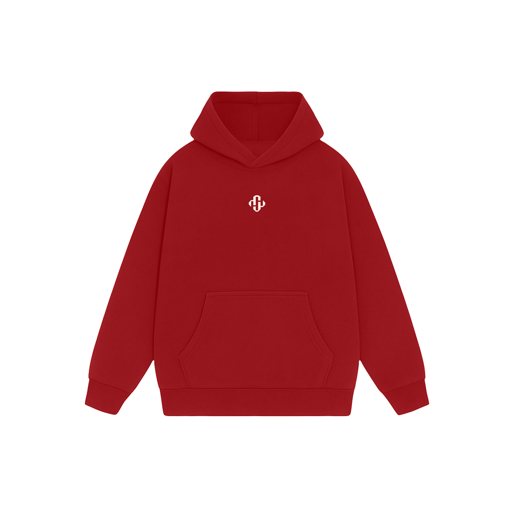 RED OVERSIZED HOODIE