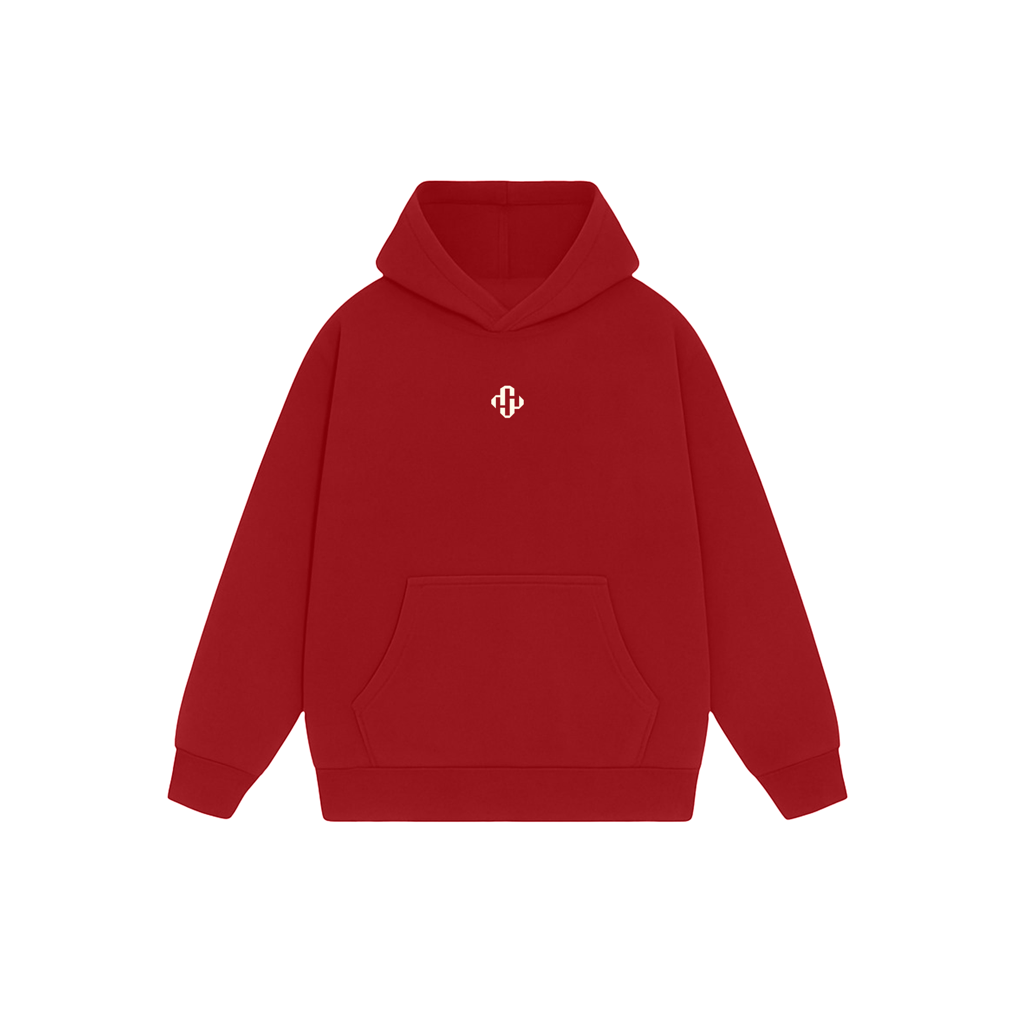 RED OVERSIZED HOODIE