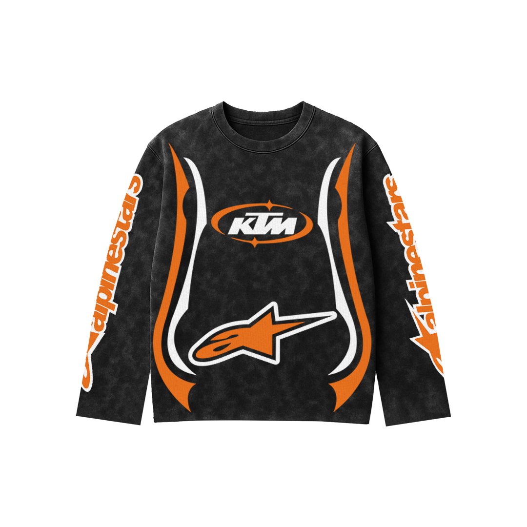 KTM Firestrike Oversized Full Sleeve Tee