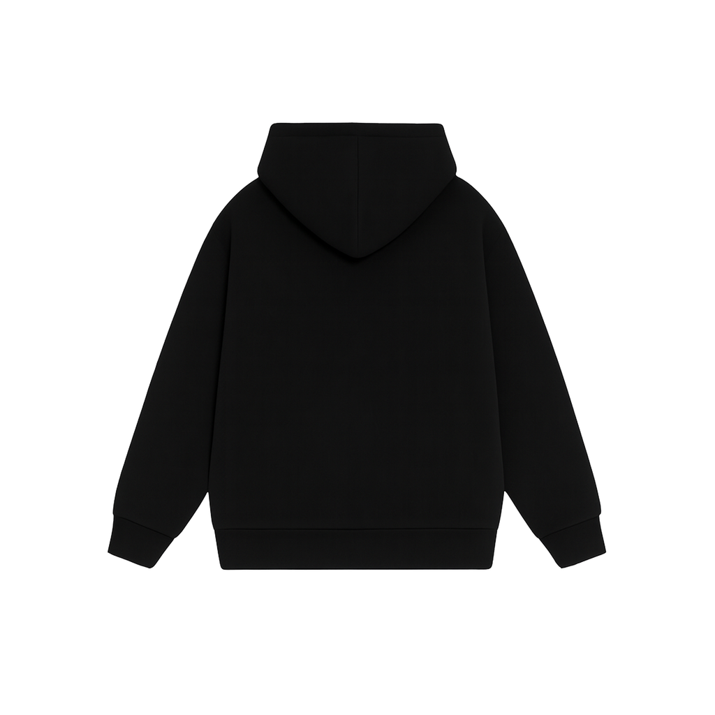 BLACK OVERSIZED HOODIE