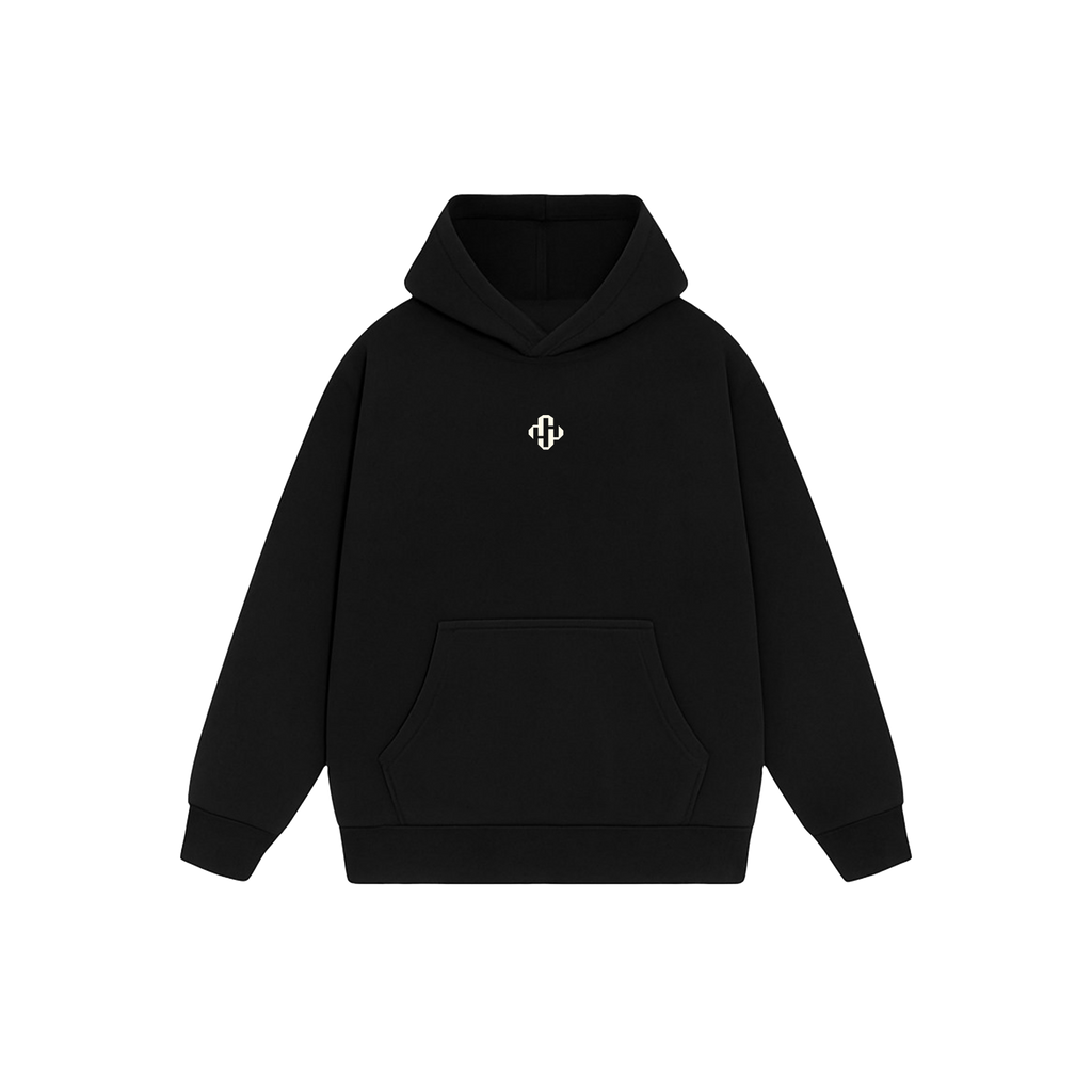 BLACK OVERSIZED HOODIE