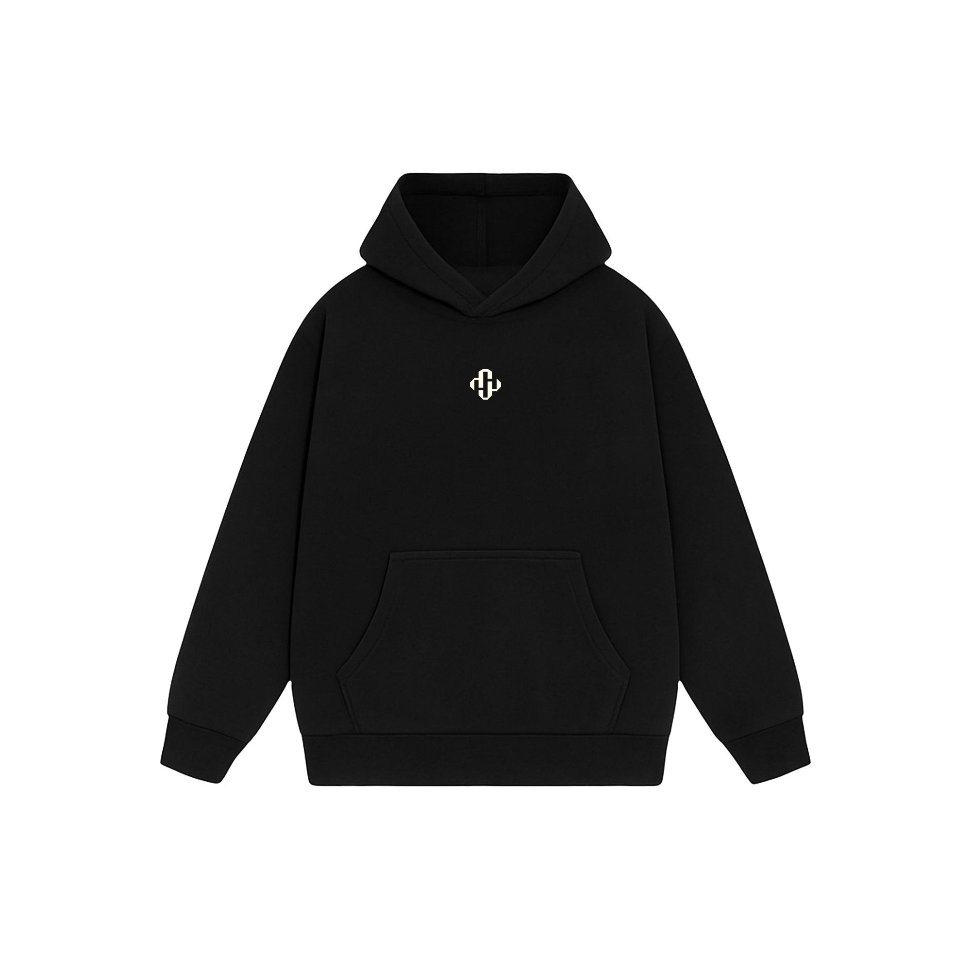 BLACK OVERSIZED HOODIE