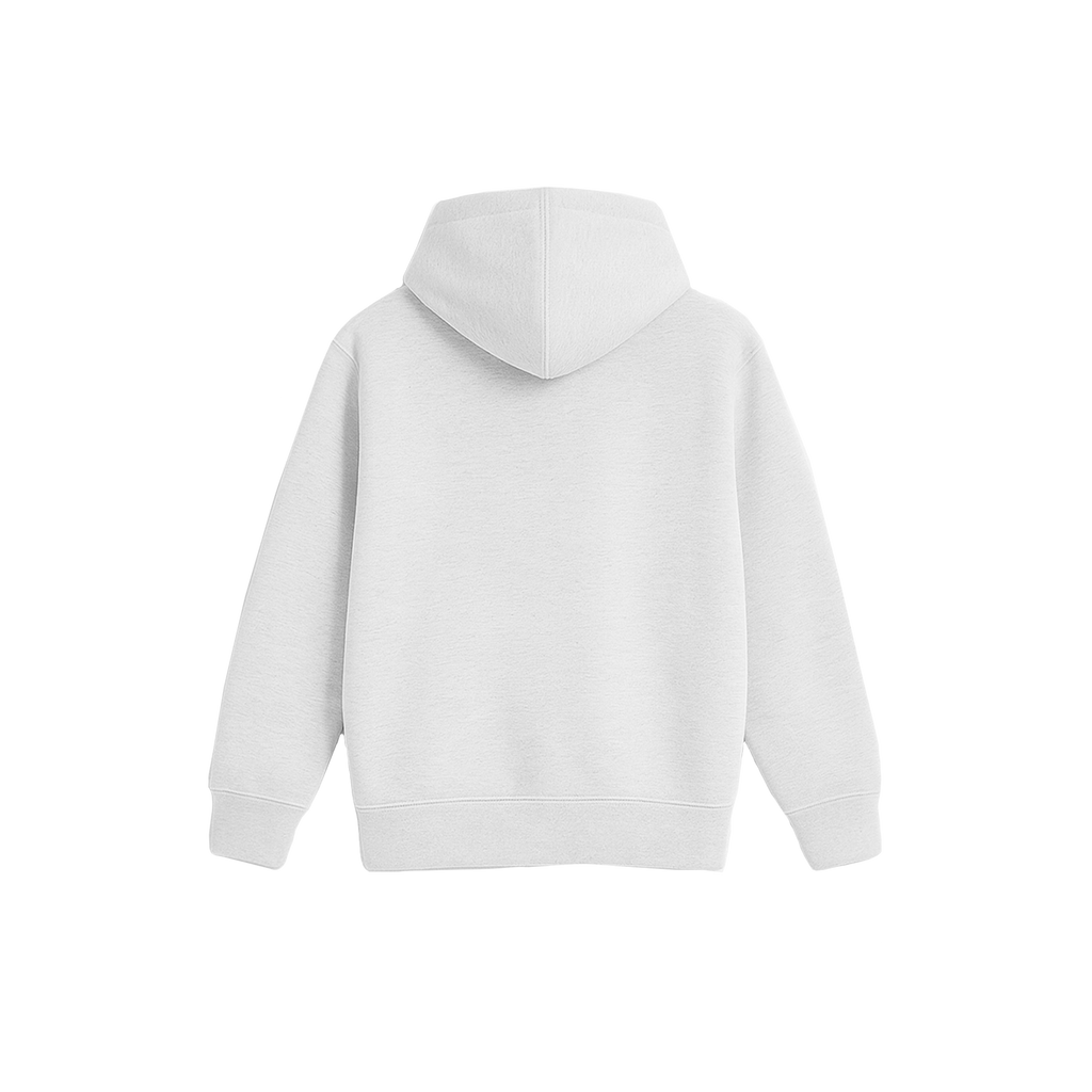 WHITE OVERSIZED HOODIE