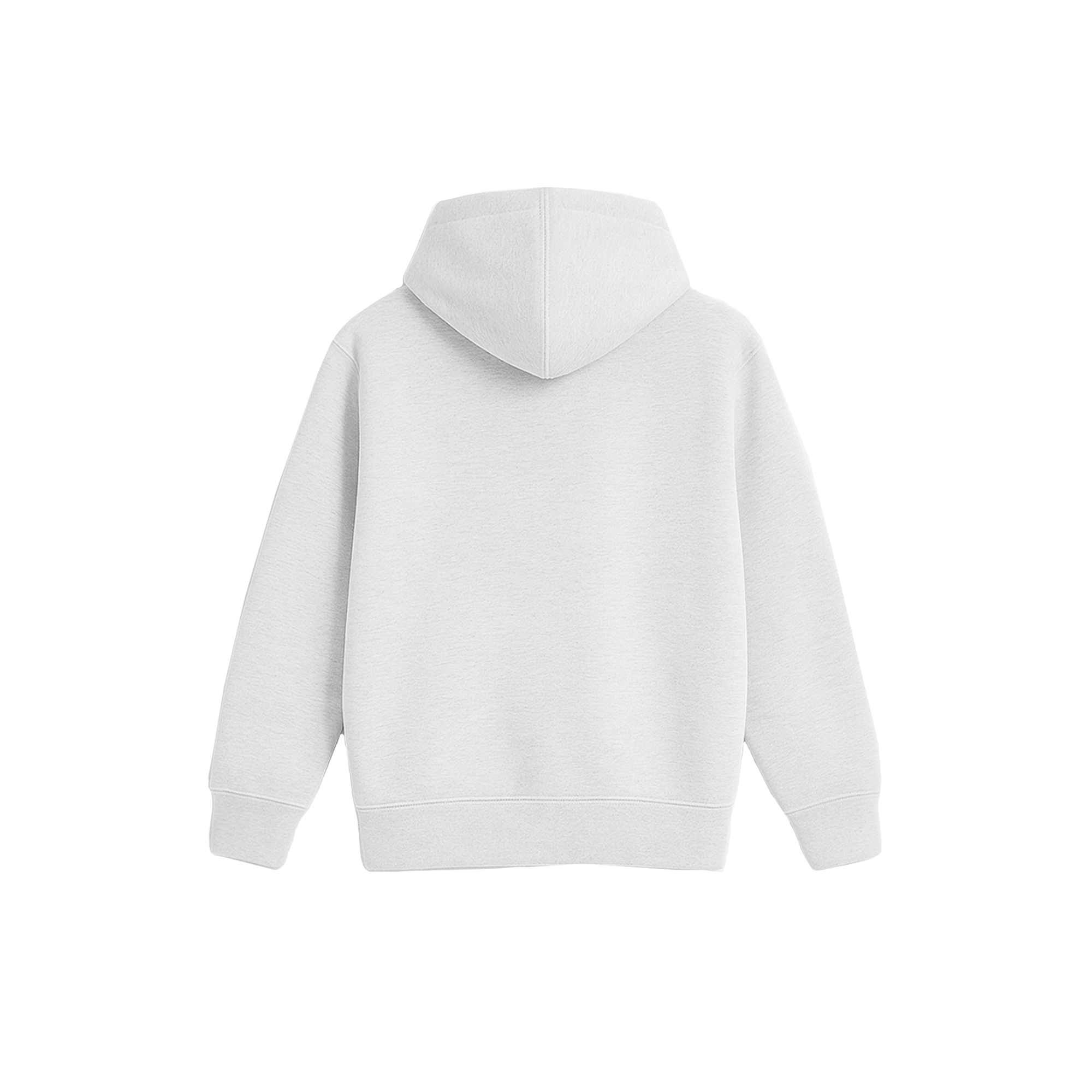 WHITE OVERSIZED HOODIE