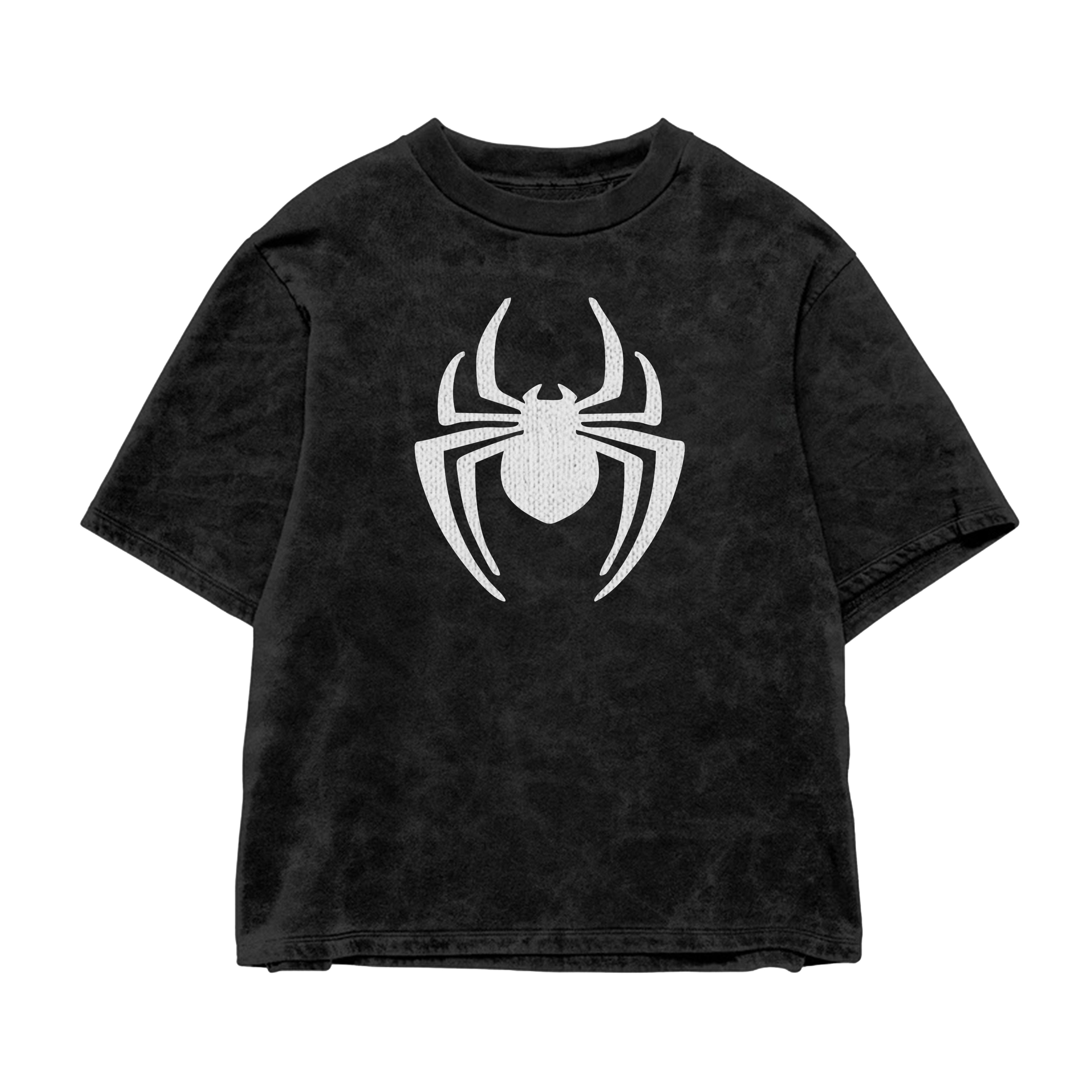 Spider Acid Wash Oversized Tee