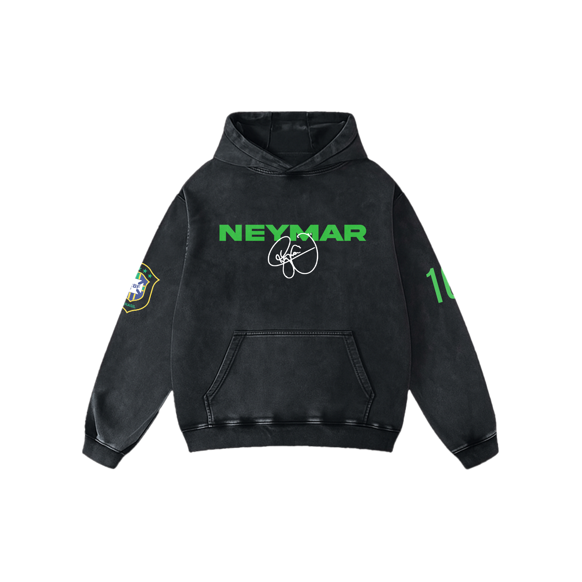 NEYMAR ICONIC ACID WASH HOODIE