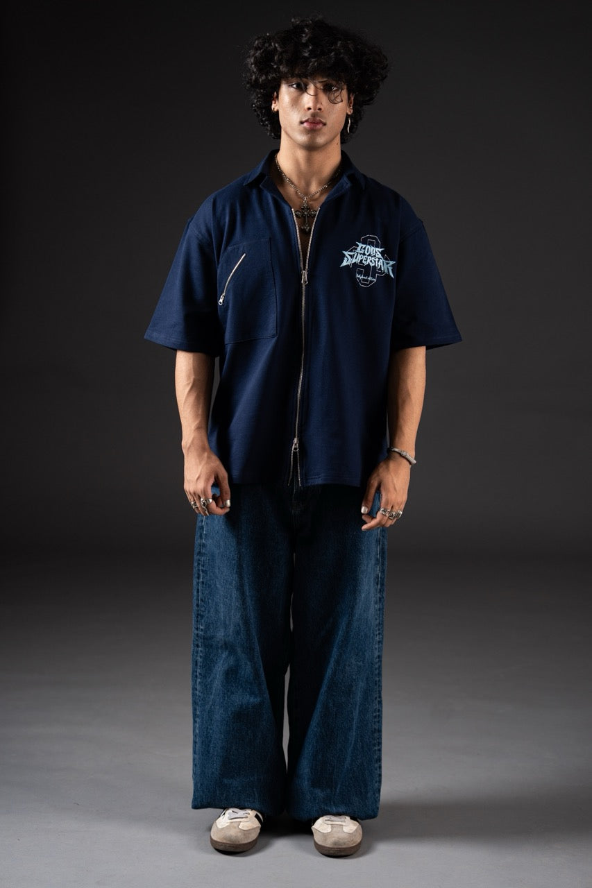 God's Superstar Zipper Shirt